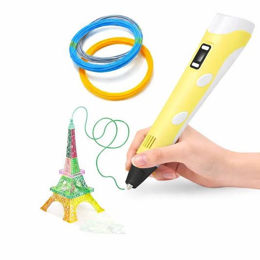 Lápiz 3d Dibujo Bolígrafo Impresora Para Niños 3 Filamentos