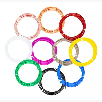 Filamentos Pla Para Lápiz Impresora 3d 10 Pcs 50 Metros