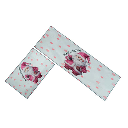 Alfombra Para Cocina Piso Baño Antideslizante Set 2 En 1