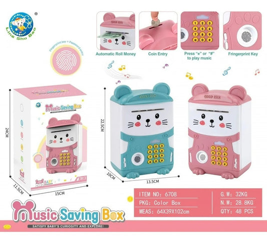 Alcancía Electrónica Niños Juguetes Cerdito Music Saving Box