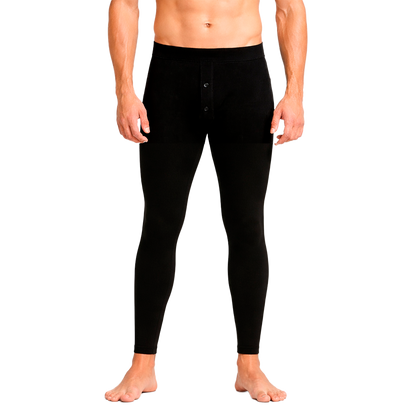 Calzoncillo Largo Hombre Bambú Primera Capa Térmico Respirable