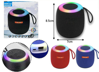 Mini Parlante Portátil Bluetooth De Malla - Colores Surtidos - XF36