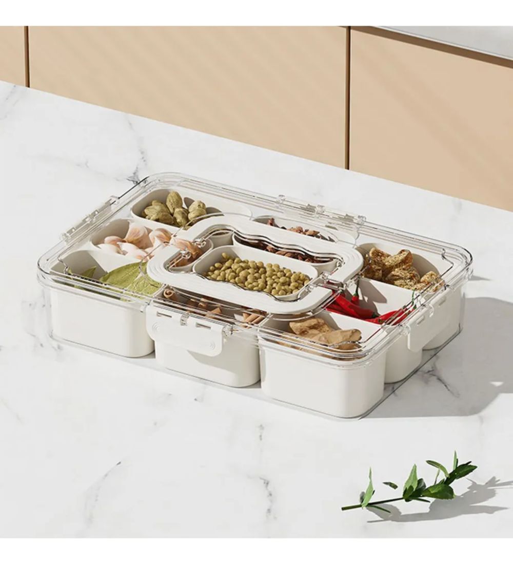 Contenedor De Alimentos Con 9 Compartimento JS1438