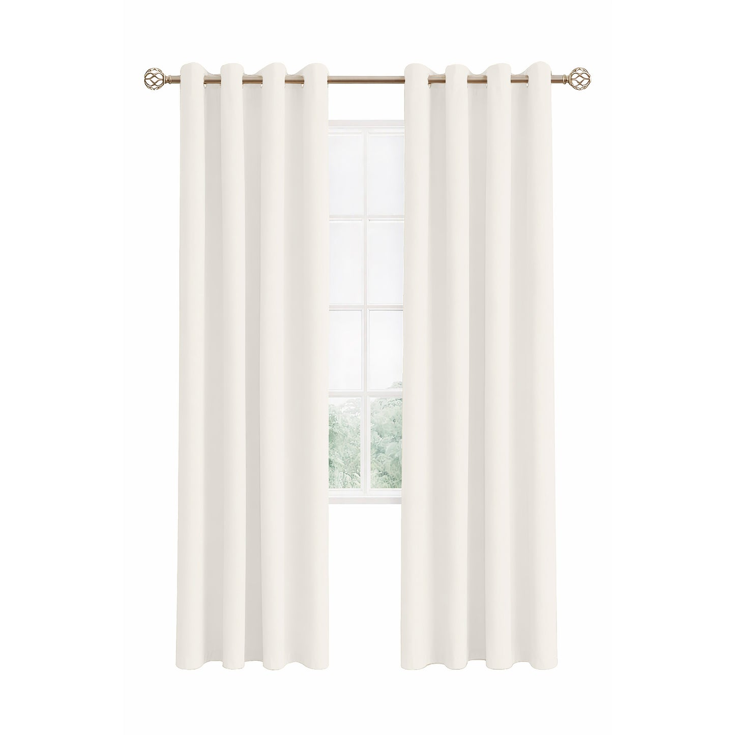 Pack 2 Cortinas Blackout Engomado Térmico Variedad de Medidas, Colores y Diseños