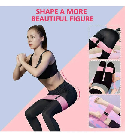 Bandas Elásticas Ejercicio Pro 3 Pcs De Tela Con Bolso Yoga