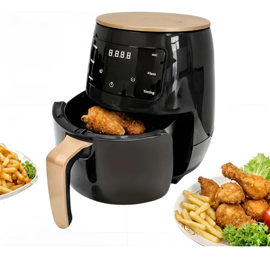 Freidora De Aire Air Fryer 6 Lts Horno Air Fryer Tactil Negro