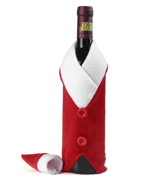 x1 Funda Navideña Para Botella Vino 1200804