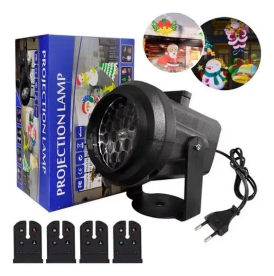 Proyector Luces Led Navidad Multicolor Exterior Interior Multicolores