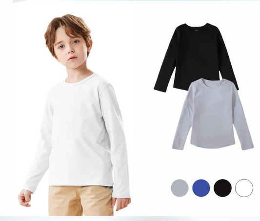Camiseta Polar C&c Para Niños  - Cómoda Y Abrigada