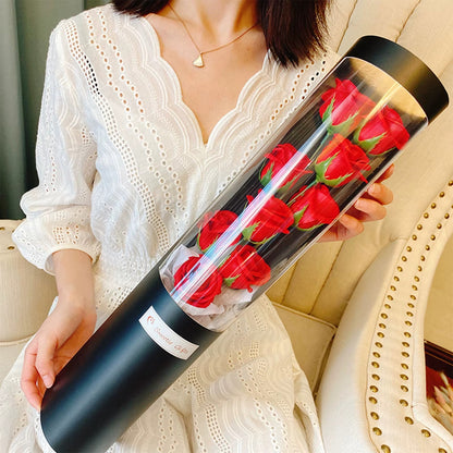 Ramo de Rosas con Luz LED Hada en Tubo Decorativo C22268