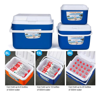 Combo Cooler 4 Piezas 5L 13L 21L 45L Set de Hieleras Portátiles JS1402