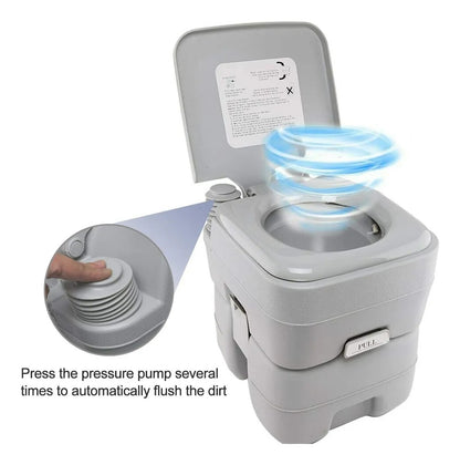 Baño Químico Portátil 20L para Camping y Viajes FG668