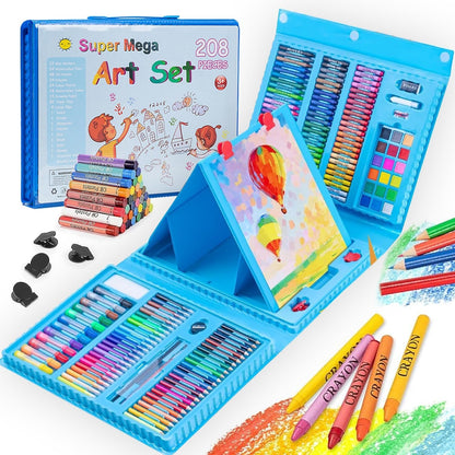 Juego de Pinturas Artísticas para Niños 208 Piezas C9797