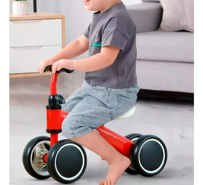 Bicicleta 4 Ruedas Niños Infantil de Aprendizaje C319