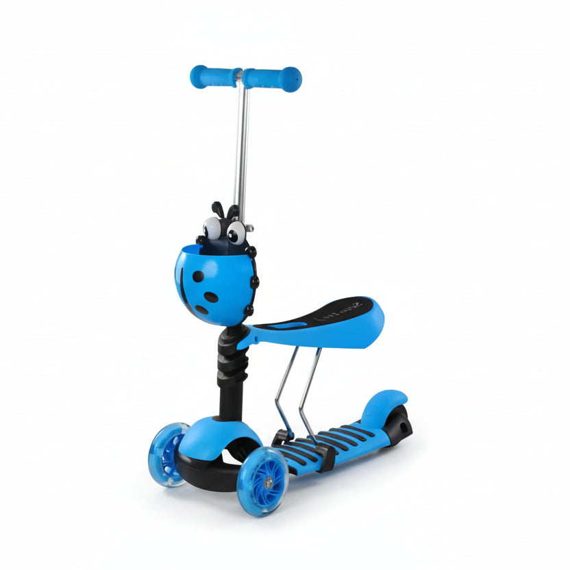 Scooter Chinita 3 en 1 Infantil con Asiento y Luces LED C16143