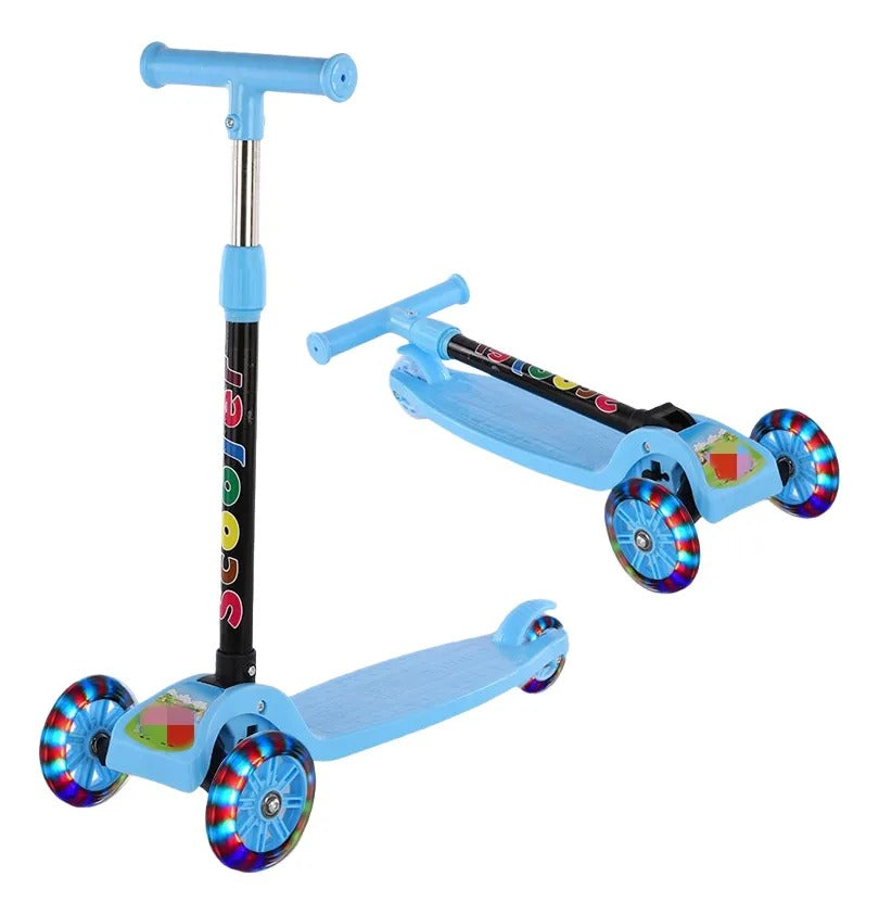 Scooter Patín Infantil 3 Ruedas con Luces LED C231049
