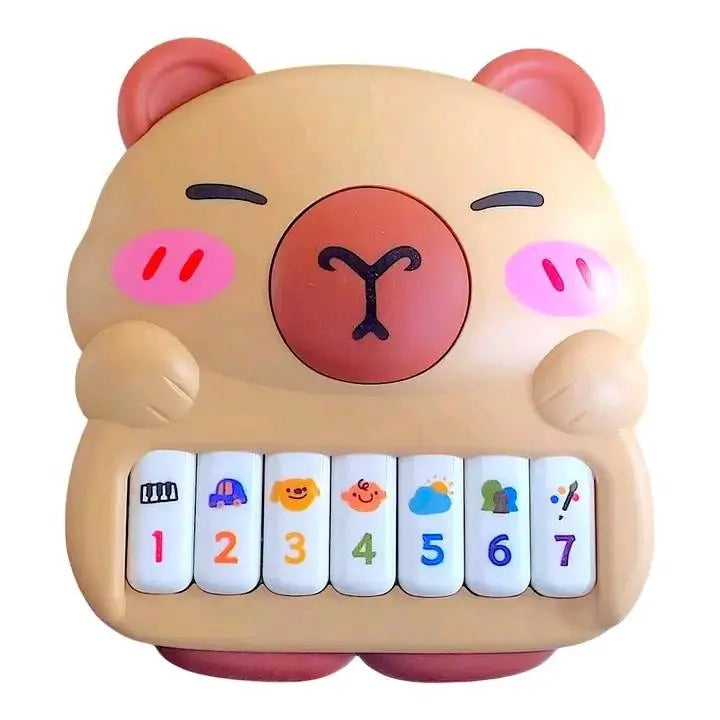 Piano Puzzle Didáctico Capibara Musical Interactivo para Niños C8201