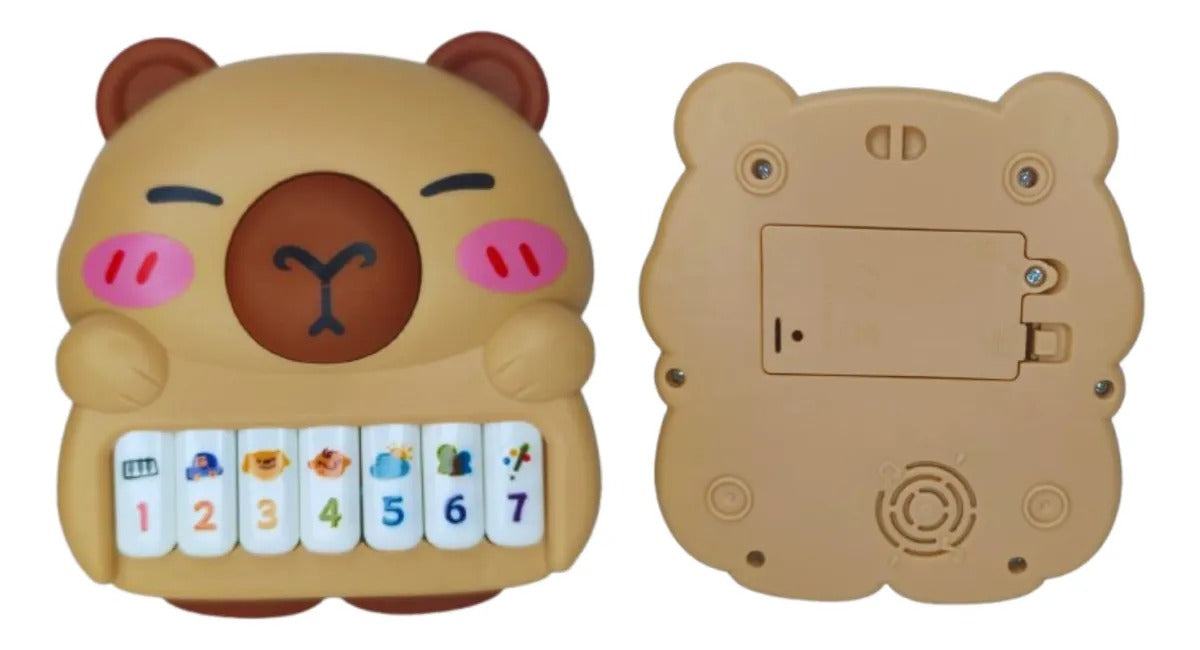 Piano Puzzle Didáctico Capibara Musical Interactivo para Niños C8201