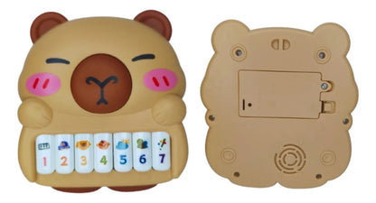 Piano Puzzle Didáctico Capibara Musical Interactivo para Niños C8201