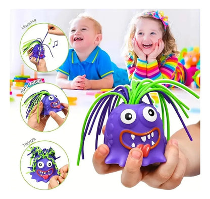 Juguete de Peluche Monstruo Chillón Antiestrés con Sonido Divertido C9371