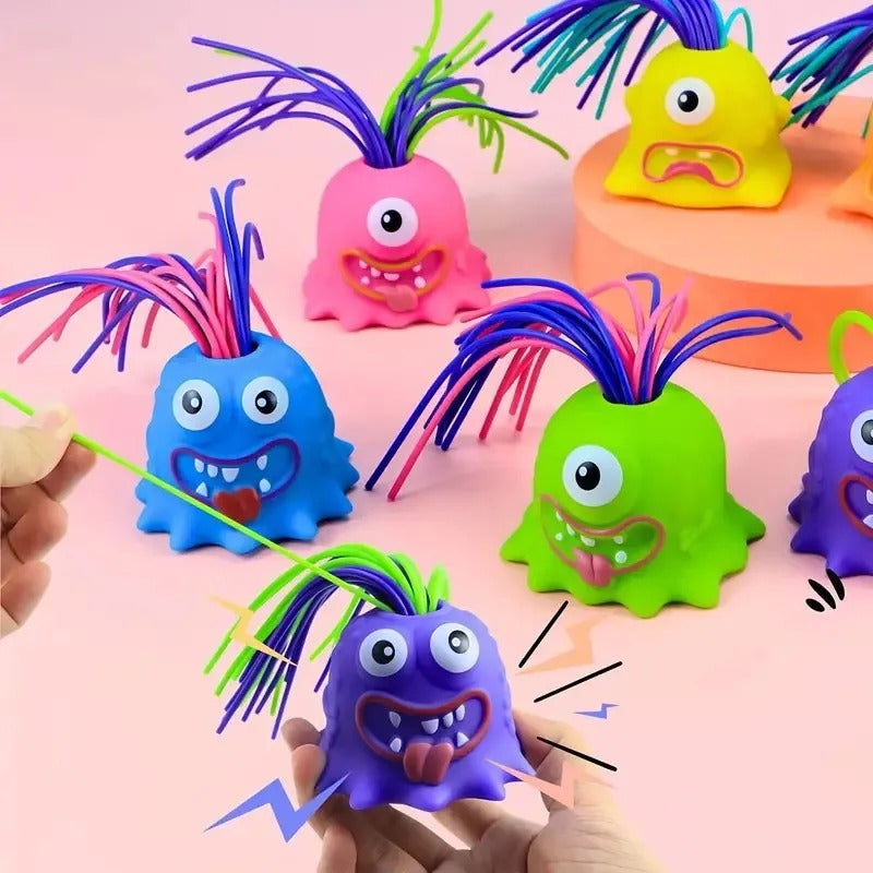 Juguete de Peluche Monstruo Chillón Antiestrés con Sonido Divertido C9371