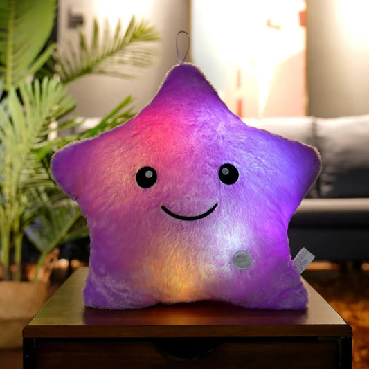 Cojín Almohada Estrella Luminosa con Luz LED Decorativa C2154