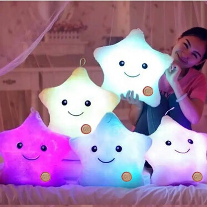 Cojín Almohada Estrella Luminosa con Luz LED Decorativa C2154