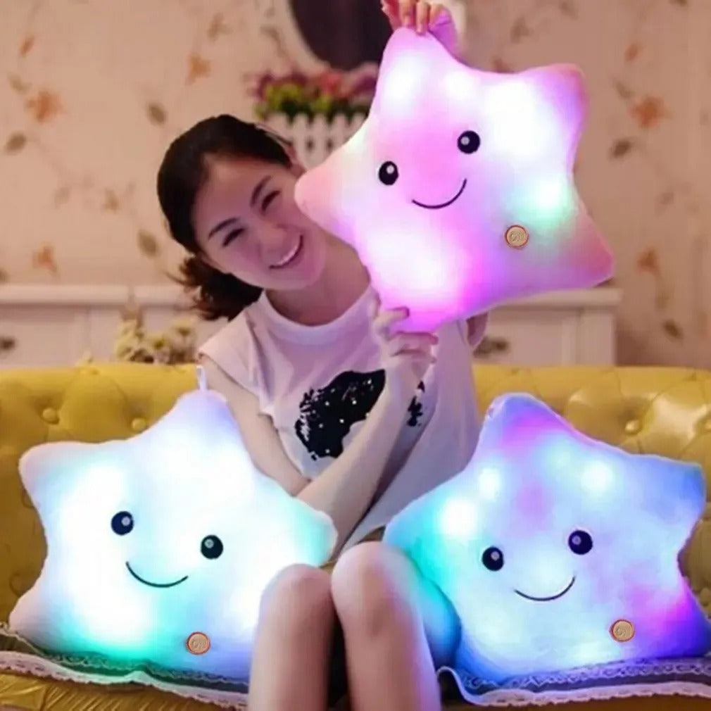 Cojín Almohada Estrella Luminosa con Luz LED Decorativa C2154