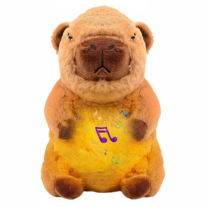 Capibara Musical con Respiración Realista y Sonidos Relajantes