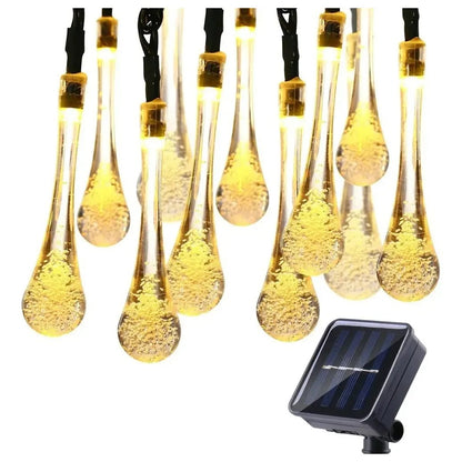 Luces Solares 30 Led 5m Decoración Guirnaldas Full Diseños