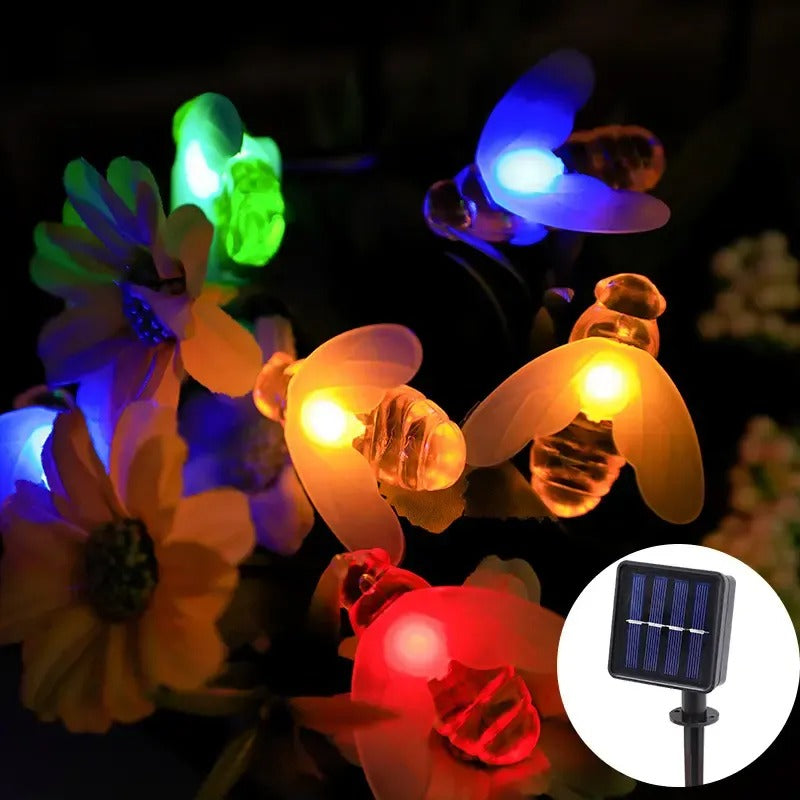 Luces Solares 30 Led 5m Decoración Guirnaldas Full Diseños