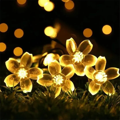 Luces Solares 30 Led 5m Decoración Guirnaldas Full Diseños