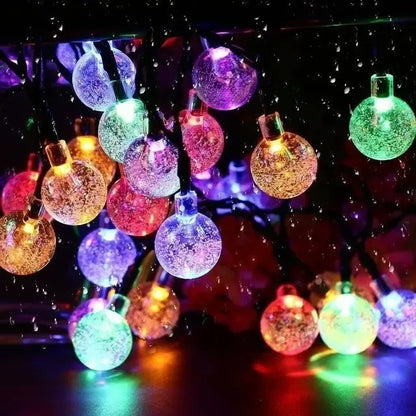 Luces Solares 30 Led 5m Decoración Guirnaldas Full Diseños