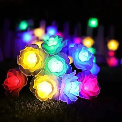 Luces Solares 30 Led 5m Decoración Guirnaldas Full Diseños