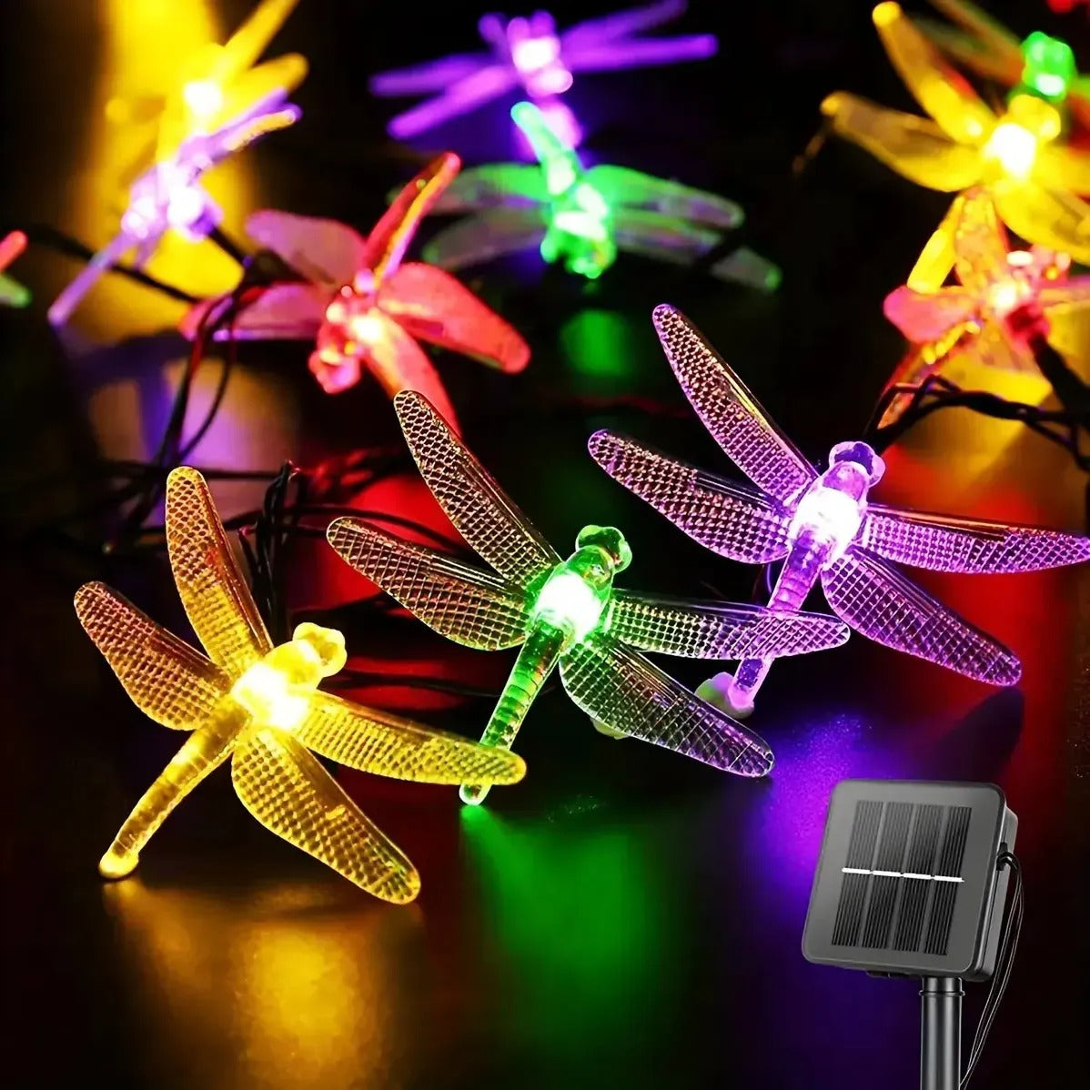 Luces Solares 30 Led 5m Decoración Guirnaldas Full Diseños