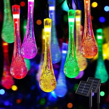 Luces Solares 30 Led 5m Decoración Guirnaldas Full Diseños