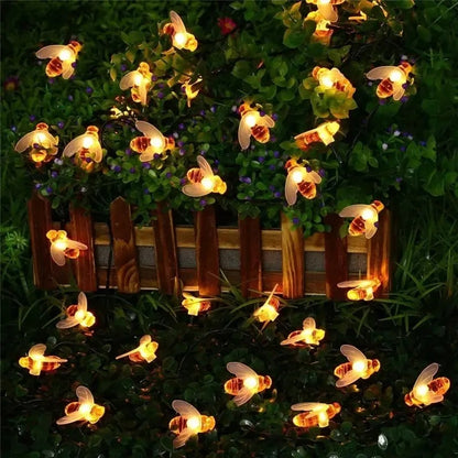 Luces Solares 30 Led 5m Decoración Guirnaldas Full Diseños