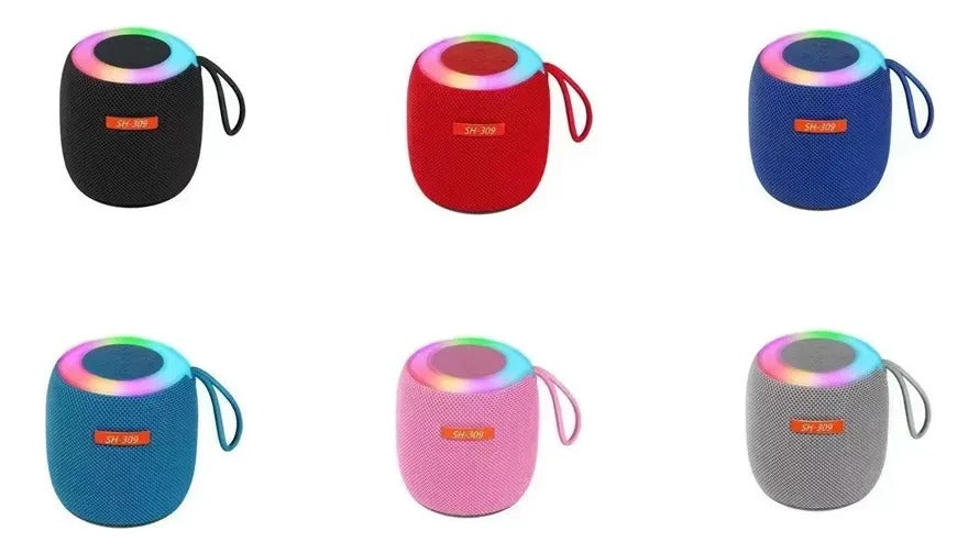 Mini Parlante Portátil Bluetooth De Malla - Colores Surtidos - XF36