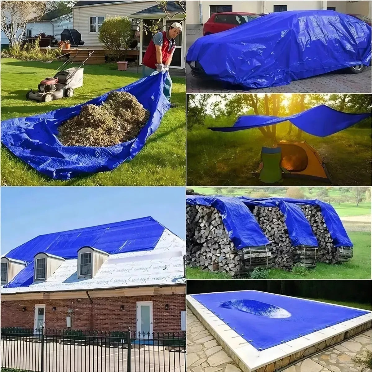 Carpa Lona Multiuso Impermeable para Camión – Medidas Disponibles