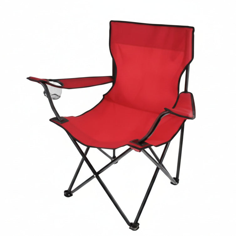 Silla Plegable con Porta Vaso + Bolsa | Camping y Playa C103040
