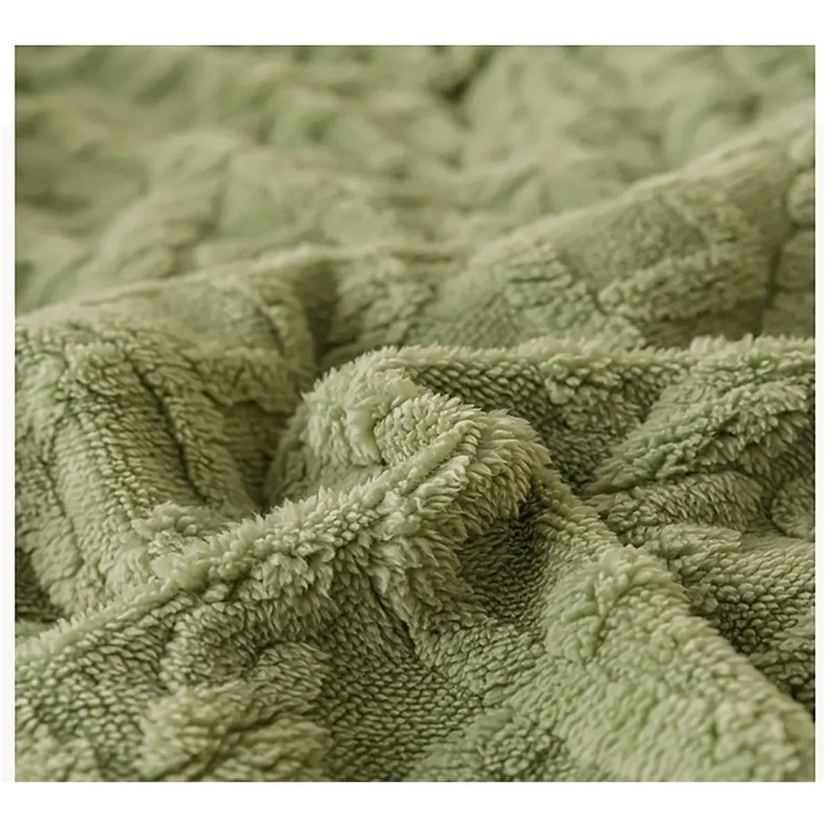 Frazada Sherpa Térmica Trenzada – 2 y 2.5 Plazas | Varios Colores