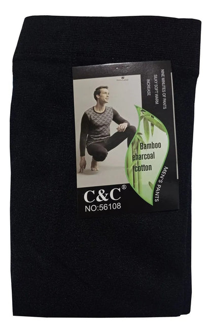 Calzoncillo Largo Hombre Bambú Primera Capa Térmico Respirable