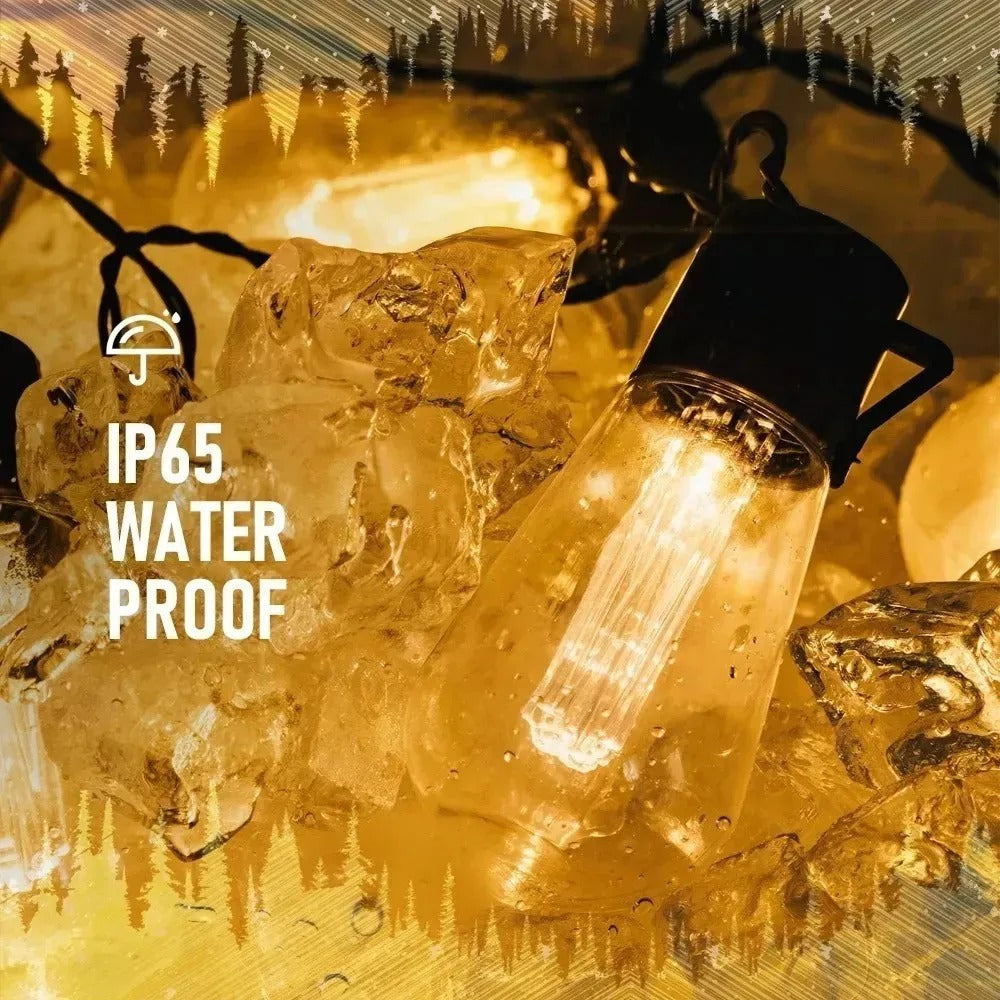 Guirnalda Solar De 10 Metros Y 10 Ampolletas C1314