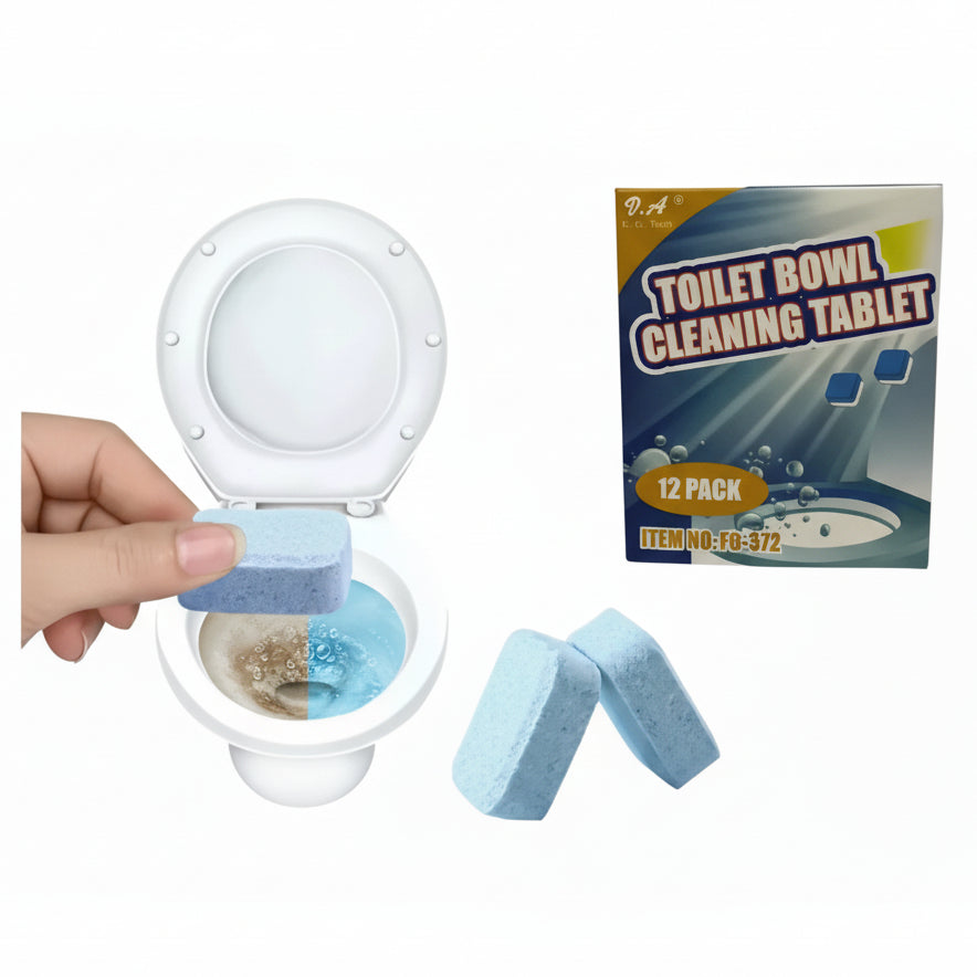 12 Capsulas Efervescentes Limpieza profunda WC Baño - 12 Unidades FG372