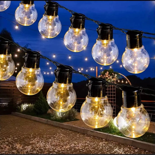 Luces Solares Bombilla 10 Led 5Mt C8460