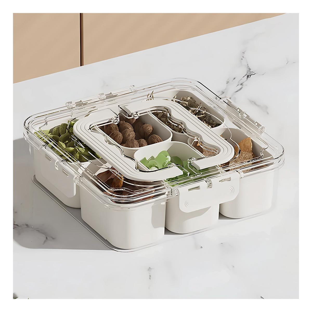 Contenedor De Alimentos Con 6 Compartimento JS1437