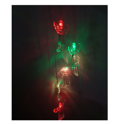 Angel De Viento Luz Led Solar Colgante Variedad Diseños