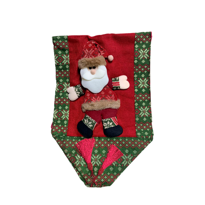 Camino De Mesa Con Adornos Navideños Bello Decoración 3d Navidad